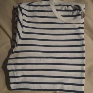 Levi's navy striped shirt small